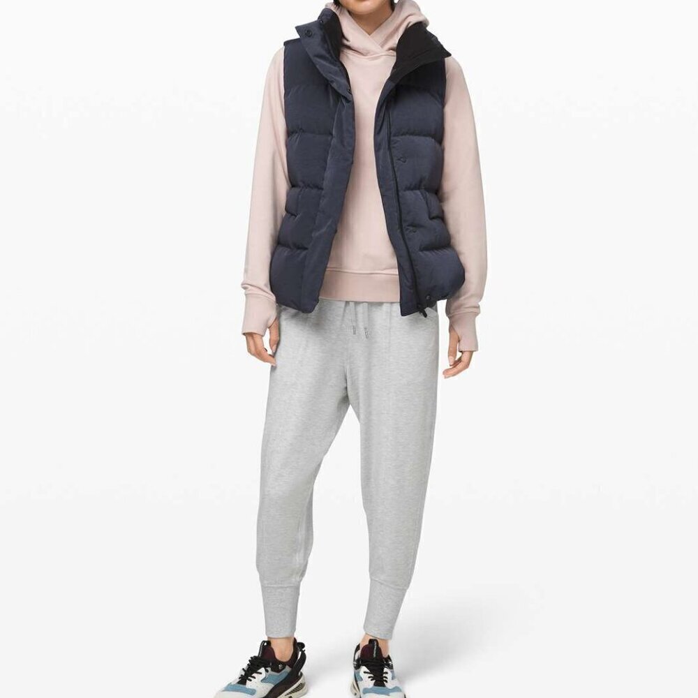 Lululemon Still Chill Jogger Heathered Core Ultra Light Grey size 10
